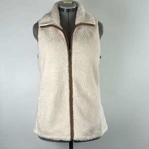 CHAPS™️ Women's Size L Fleece Full-Zip Vest
